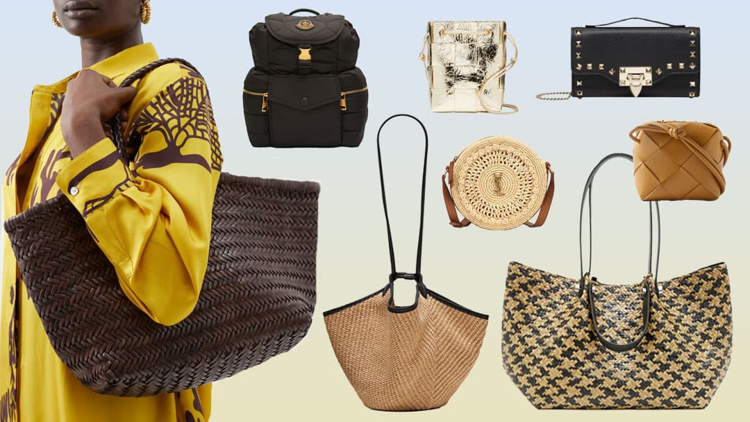An array of chic spring and summer handbags for 2023.