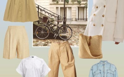 Khaki and White: Channel Your Inner French Chic