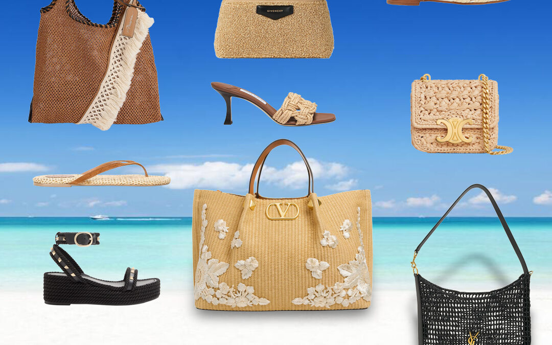 Understated Warm Weather Chic Starts with Raffia