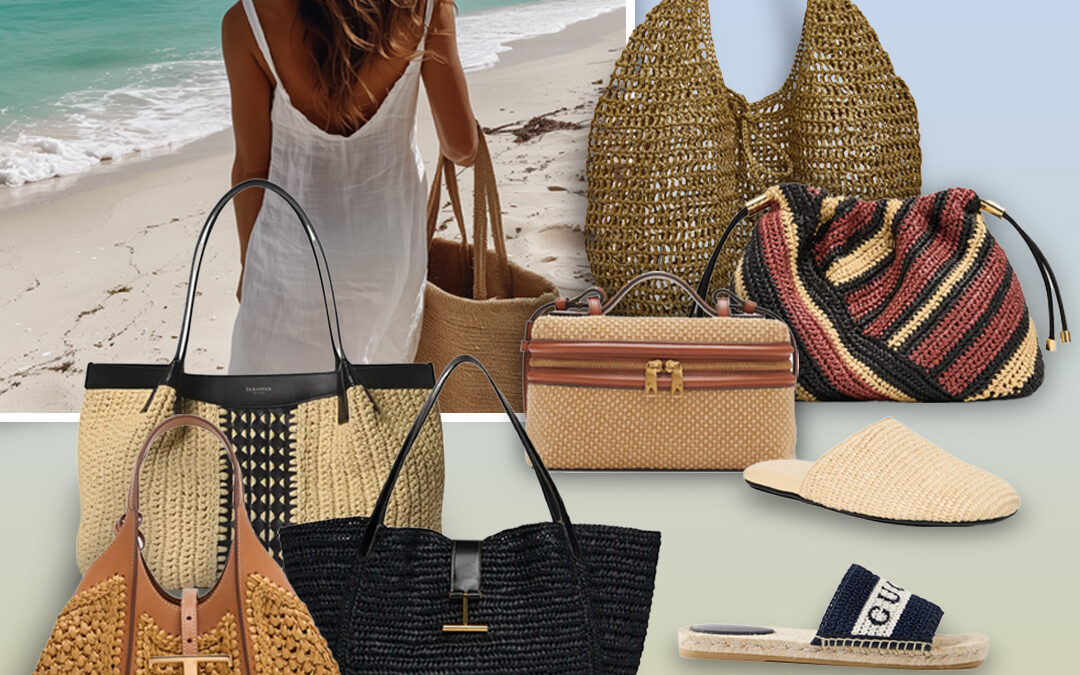 Understated Warm Weather Chic Starts with Raffia