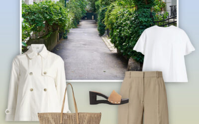 Khaki and White: Channel Your Inner French Chic